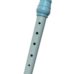 Heriz Music Two-Tone Blue Recorder With Case