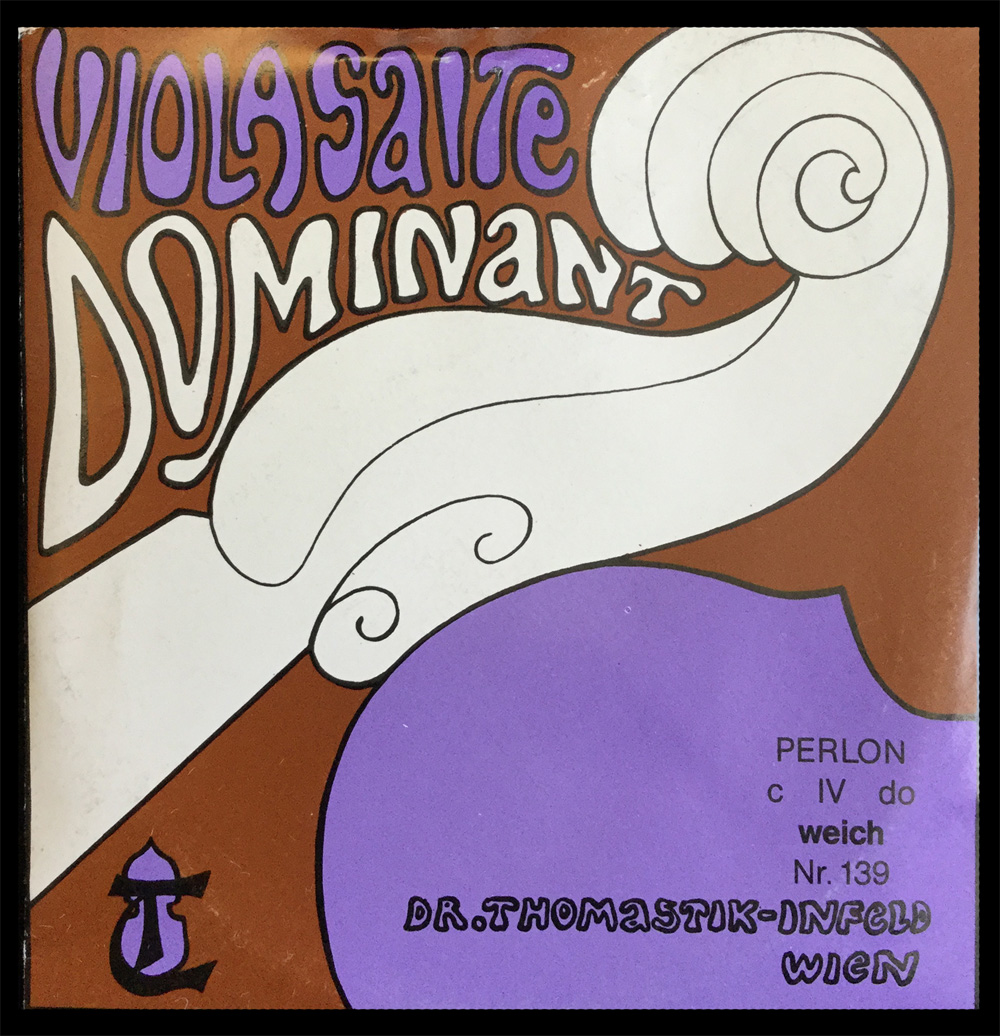Corde De Sol Pour Violon 1/4 Thomastik Dominant - Âme Synthétique, Son Doux Et Riche, Référence Mondiale
