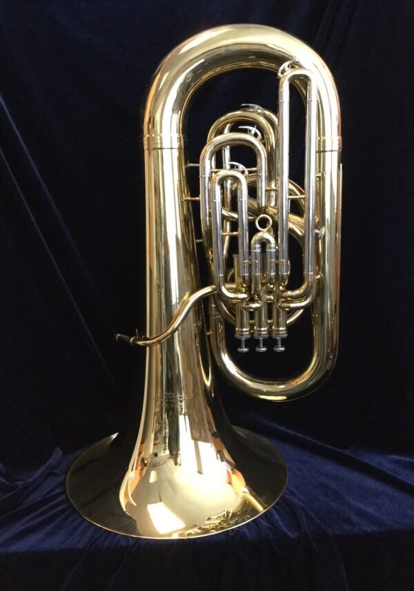3/4 size brass tuba