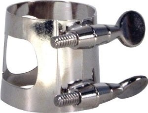A.P.M. 531N-U Bass Clarinet Ligature, Silver
