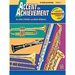 Accent on Achievement - Book 1 - Bb Tenor Sax - Bk+CD